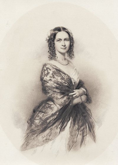 Portret śpiewaczki operowej Jenny Lind (1820-1887) autorstwa Unbekannt Unbekannt